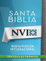 NVI Santa Biblia con letra negra