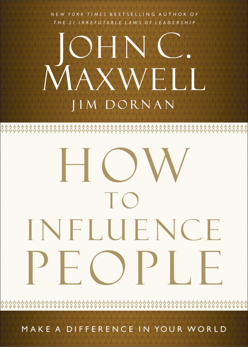 How to influence people promo and