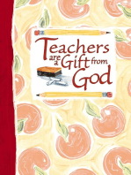 Teachers Are a Gift from God Greeting Book