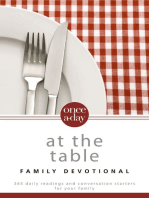 NIV, Once-A-Day: At the Table Family Devotional: 365 Daily Readings and Conversation Starters for Your Family