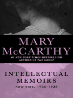 Intellectual Memoirs: New York, 1936–1938