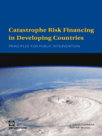Catastrophe Risk Financing in Developing Countries