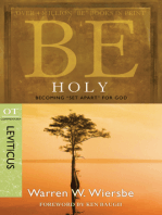 Be Holy (Leviticus): Becoming "Set Apart" for God