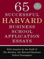 65 Successful Harvard Business School Application Essays, Second Edition: With Analysis by the Staff of The Harbus, the Harvard Business School Newspaper