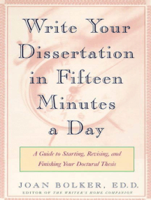 Writing a dissertation in a day