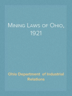 Mining Laws of Ohio, 1921