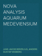 Nova analysis aquarum Medeviensium