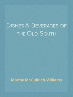 Dishes & Beverages of the Old South