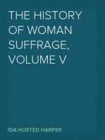 The History of Woman Suffrage, Volume V