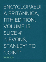Encyclopaedia Britannica, 11th Edition, Volume 15, Slice 4
"Jevons, Stanley" to "Joint"