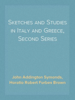 Sketches and Studies in Italy and Greece, Second Series