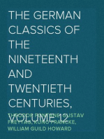The German Classics of the Nineteenth and Twentieth Centuries, Volume 12