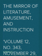 The Mirror of Literature, Amusement, and Instruction
Volume 12, No. 343, November 29, 1828