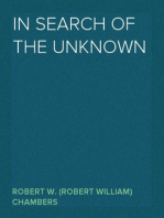 In Search of the Unknown