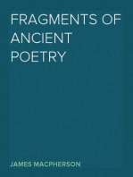 Fragments of Ancient Poetry