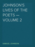 Johnson's Lives of the Poets — Volume 2