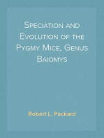 Speciation and Evolution of the Pygmy Mice, Genus Baiomys