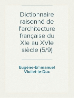 Dictionnaire raisonné de l'architecture française du XIe au XVIe siècle (5/9)