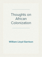 Thoughts on African Colonization