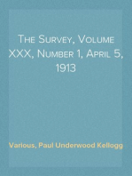 The Survey, Volume XXX, Number 1, April 5, 1913