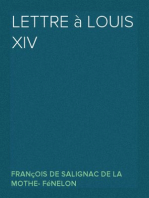 Lettre à Louis XIV