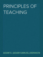 Principles of Teaching