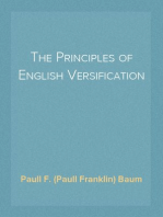 The Principles of English Versification