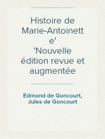 Histoire de Marie-Antoinette
Nouvelle édition revue et augmentée