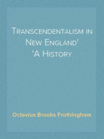 Transcendentalism in New England
A History