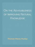 On the Advisableness of Improving Natural Knowledge
