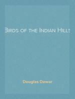 Birds of the Indian Hills