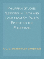 Philippian Studies
Lessons in Faith and Love from St. Paul's Epistle to the Philippians
