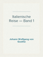 Italienische Reise — Band 1