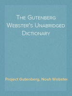 The Gutenberg Webster's Unabridged Dictionary
Section F, G and H