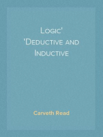 Logic
Deductive and Inductive