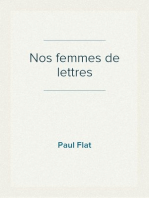 Nos femmes de lettres