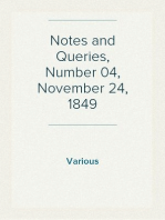 Notes and Queries, Number 04, November 24, 1849