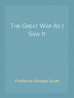 The Great War As I Saw It