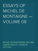 Essays of Michel de Montaigne — Volume 08