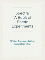 Spectra
A Book of Poetic Experiments