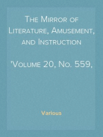 The Mirror of Literature, Amusement, and Instruction
Volume 20, No. 559, July 28, 1832