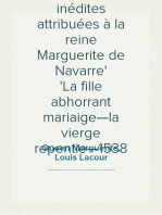 Deux farces inédites attribuées à la reine Marguerite de Navarre
La fille abhorrant mariaige—la vierge repentie—1538