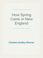 How Spring Came in New England