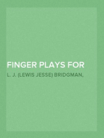 Finger plays for nursery and kindergarten