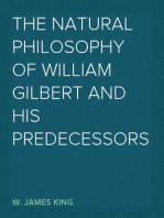 The Natural Philosophy of William Gilbert and His Predecessors