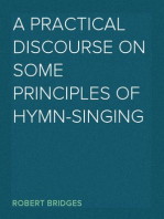 A Practical Discourse on Some Principles of Hymn-Singing