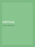 Critical Miscellanies (Vol 2 of 3)
Essay 1