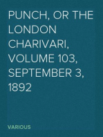 Punch, or the London Charivari, Volume 103, September 3, 1892