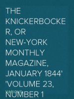 The Knickerbocker, or New-York Monthly Magazine, January 1844
Volume 23, Number 1