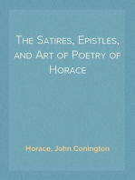 The Satires, Epistles, and Art of Poetry of Horace